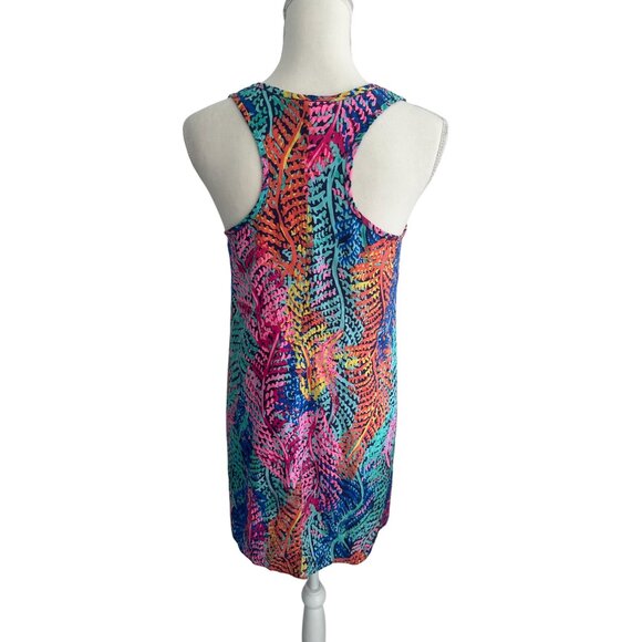 LILLY PULITZER Coral Multicolor Printed Dress Size Small - Picture 6 of 8